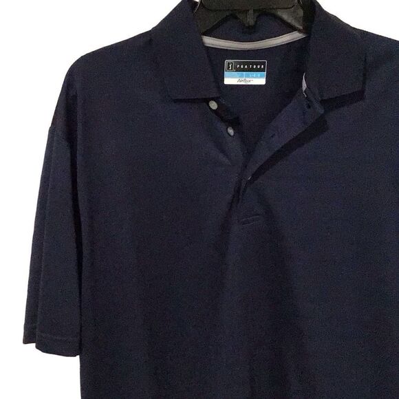 Men’s Shirt, PGA TOUR Mens Polo Shirt, size Large, Navy Blue, Golf - Picture 1 of 5